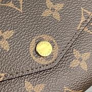 Louis Vuitton M60531 Sarah Wallet Monogram Brown Size 19 x 10.5 x 2.5 cm - 4