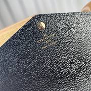 Louis Vuitton M82256 Sarah Wallet Black Size 19 x 10.5 x 2.5 cm - 3
