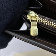 Louis Vuitton N63209 Sarah Wallet Damier Ebene Brown Size 19 x 10.5 x 2.5 cm - 4