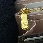Louis Vuitton N60114 Sarah Wallet Damier Ebene Rose Size 19 x 10.5 x 2.5 cm - 5
