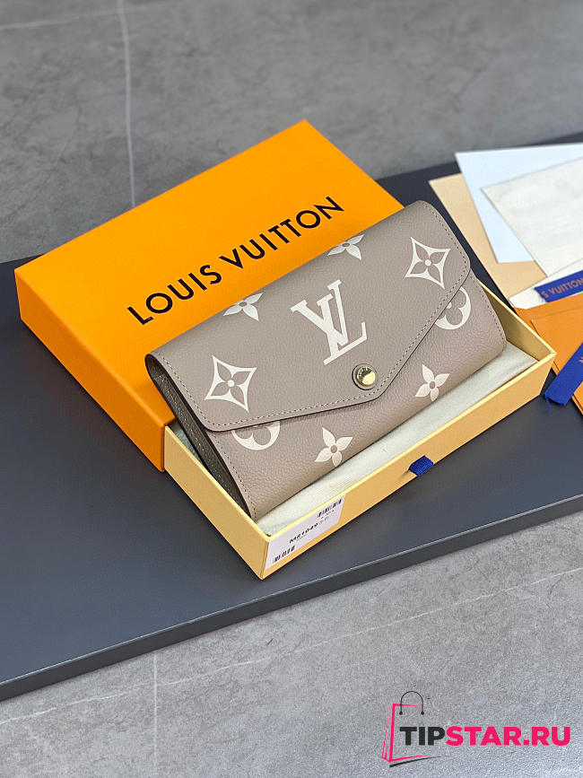 Louis Vuitton M81049 Sarah Wallet Bicolour Monogram Size 19 x 10.5 x 2.5 cm - 1