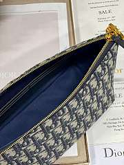 Diorstar Hobo Bag with Chain Blue Dior Oblique Jacquard Size 28.5 x 14.5 x 10 cm - 5