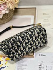 Diorstar Hobo Bag with Chain Blue Dior Oblique Jacquard Size 28.5 x 14.5 x 10 cm - 4