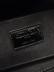 Dior Medium Lady D-Joy Bag Black Patent Cannage Calfskin Size 26 x 13.5 x 5 cm - 4