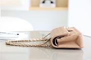 Chanel Small Flap Bag Caramel Beige Lambskin Gold Hardware Size 23.5 cm - 3