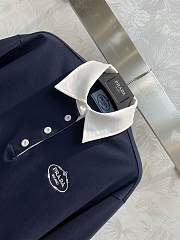 Prada Jersey Polo Shirt Navy - 2