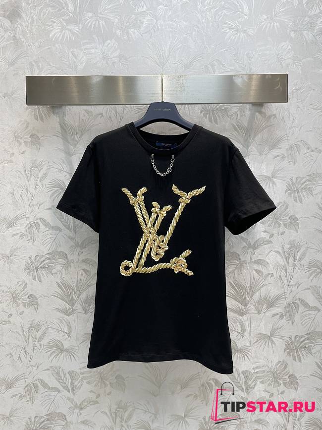 Louis Vuitton Nautical LV T-Shirt Black - 1