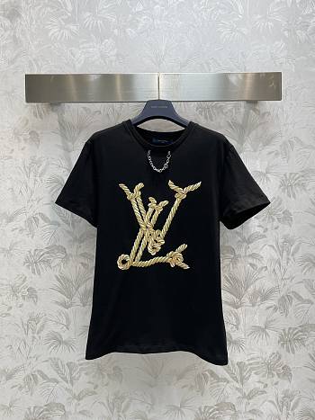 Louis Vuitton Nautical LV T-Shirt Black