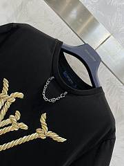 Louis Vuitton Nautical LV T-Shirt Black - 4