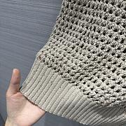 Brunello Cucinelli Cotton Dazzling Net Knit Top - 3
