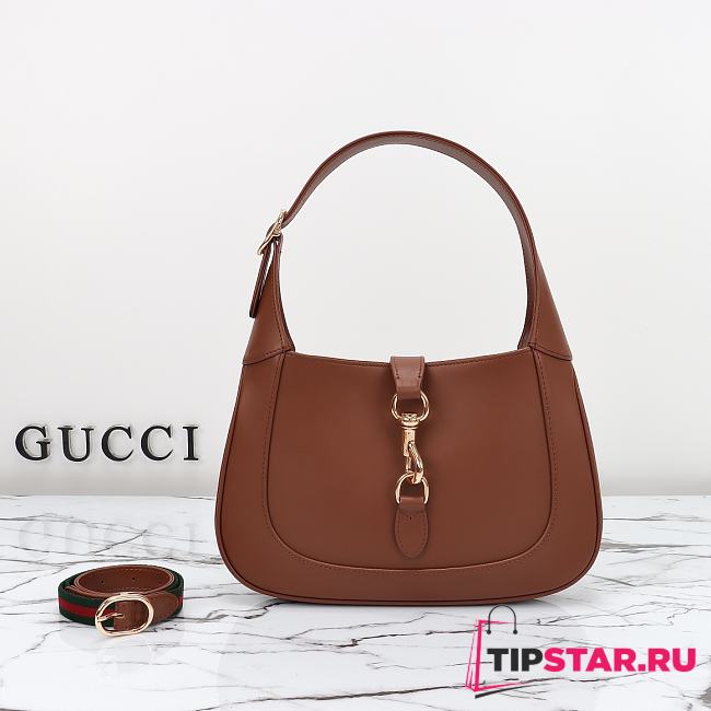 Gucci Jackie Small Shoulder Bag Brown 782849 Size 27.5 x 19 x 4cm - 1