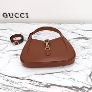 Gucci Jackie Small Shoulder Bag Brown 782849 Size 27.5 x 19 x 4cm - 3