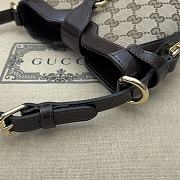 Gucci Original GG Small Bucket Bag 782919 Brown Size 16*19.5*5.5cm - 3