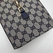 Gucci Original GG Small Bucket Bag 782919 Dark Blue Size 16*19.5*5.5cm - 4