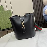 Gucci Mini Bucket Shoulder Bag 782908 Black Size 18.5x20.5x12.5cm - 1