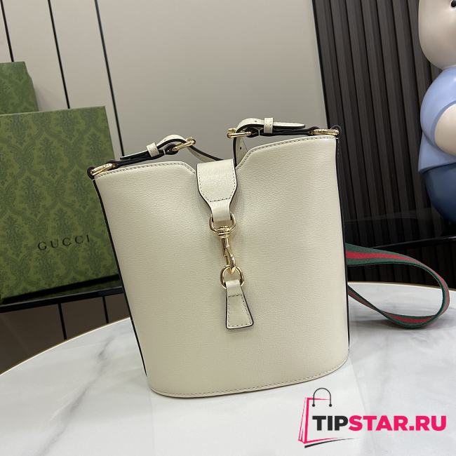 Gucci Mini Bucket Shoulder Bag 782908 Ivory Size 18.5x20.5x12.5cm - 1