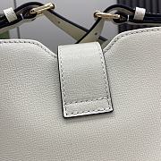 Gucci Mini Bucket Shoulder Bag 782908 Ivory Size 18.5x20.5x12.5cm - 3