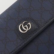 Gucci Ophidia GG Small Belt Bag 752597 Dark Blue Size 24x17x3.5cm - 4