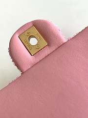 Chanel Mini Flap Bag AS4385 Pink Tweed Size 12.5 × 17 × 5 cm - 4