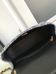 Chanel Mini Flap Bag AS4384 Black & White Tweed Size 14.5 × 19.5 × 7.5 cm - 5