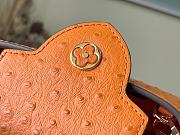Louis Vuitton Mini Ostrich Orange Size 21*14*8 cm - 3