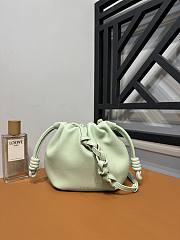 Loewe Mini Flamenco Purse Bag In Mellow Nappa Lambskin Mint Green - 6