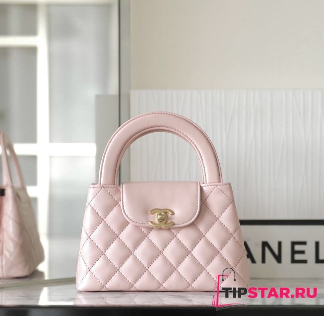 Chanel Mini Shopping Bag Light Pink AS4416 Size 13 × 19 × 7 cm - 1