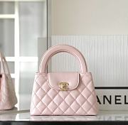 Chanel Mini Shopping Bag Light Pink AS4416 Size 13 × 19 × 7 cm - 3