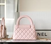 Chanel Mini Shopping Bag Light Pink AS4416 Size 13 × 19 × 7 cm - 4