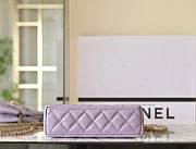 Chanel Mini Shopping Bag Purple AS4416 Size 13 × 19 × 7 cm - 5