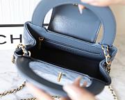 Chanel Mini Shopping Bag Blue AS4416 Size 13 × 19 × 7 cm - 5