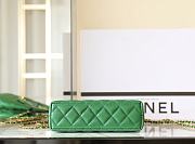 Chanel Mini Shopping Bag Green AS4416 Size 13 × 19 × 7 cm - 3