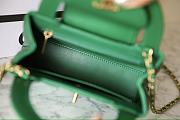 Chanel Mini Shopping Bag Green AS4416 Size 13 × 19 × 7 cm - 5