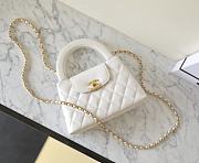 Chanel Mini Shopping Bag White AS4416 Size 13 × 19 × 7 cm - 4