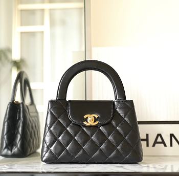 Chanel Mini Shopping Bag Black AS4416 Size 13 × 19 × 7 cm