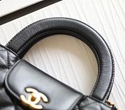Chanel Mini Shopping Bag Black AS4416 Size 13 × 19 × 7 cm - 5