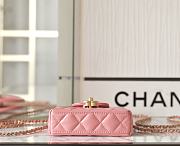 Chanel Mini Shopping Bag Pink AS4416 Size 8.5 × 12.5 × 4 cm - 5