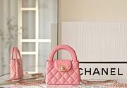 Chanel Mini Shopping Bag Pink AS4416 Size 8.5 × 12.5 × 4 cm - 4