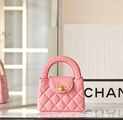 Chanel Mini Shopping Bag Pink AS4416 Size 8.5 × 12.5 × 4 cm - 3