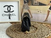 Chanel 23P Flap Bag with Heart Pearl Crush Black Caviar 19cm - 3