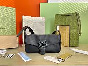 Gucci Aphrodite Small Shoulder Bag 767226 Black Size 27x14x5cm - 1