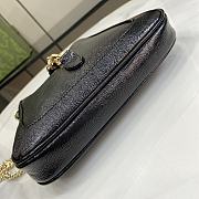 Jackie 1961 Super Mini Bag Black Leather Size 19.5x18x3.5cm - 3