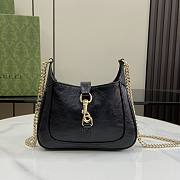 Jackie 1961 Super Mini Bag Black Leather Size 19.5x18x3.5cm - 1