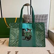 Goyard Villette Tote Bag MM Green Size 46x30x17cm - 3