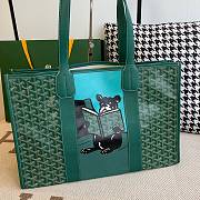 Goyard Villette Tote Bag MM Green Size 46x30x17cm - 4