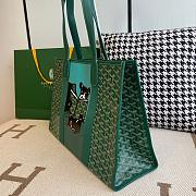 Goyard Villette Tote Bag MM Green Size 46x30x17cm - 5