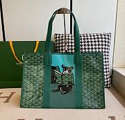 Goyard Villette Tote Bag MM Green Size 46x30x17cm - 1