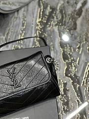 Saint Laurent Black Leather Belt Bag Size 28x16x9cm - 6