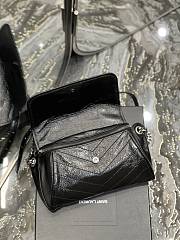 Saint Laurent Black Leather Belt Bag Size 28x16x9cm - 4