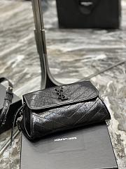 Saint Laurent Black Leather Belt Bag Size 28x16x9cm - 2